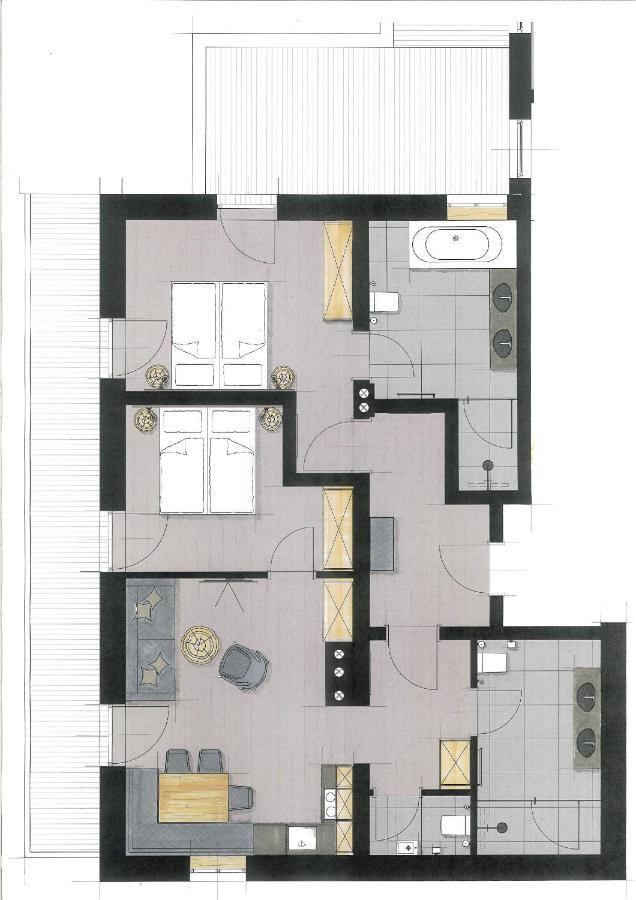 Ferienwohnung Schmiedhof Gut Großarl Exterior foto